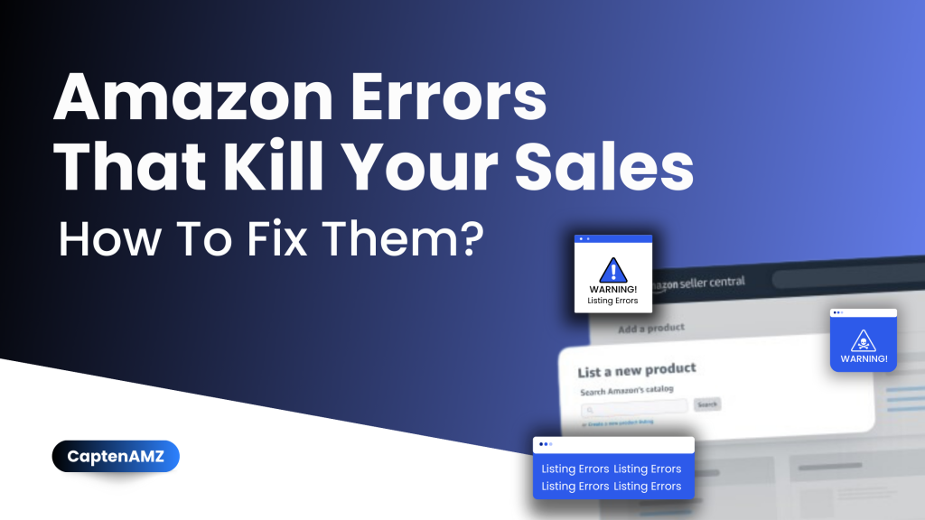 Amazon errors that kills your sale