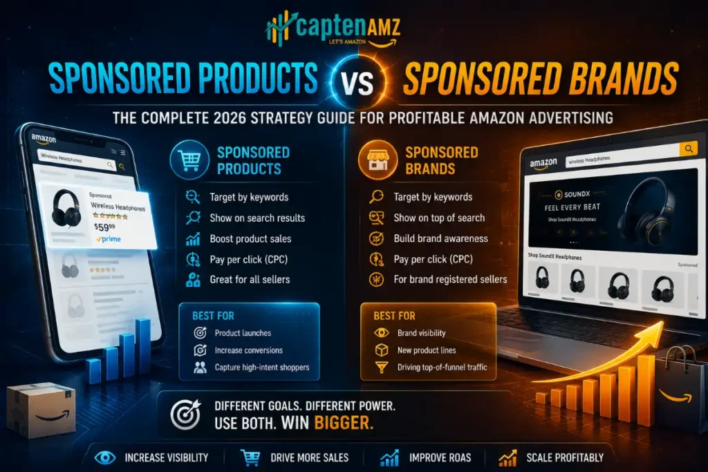 Amazon Sponsored Products vs Sponsored Brands