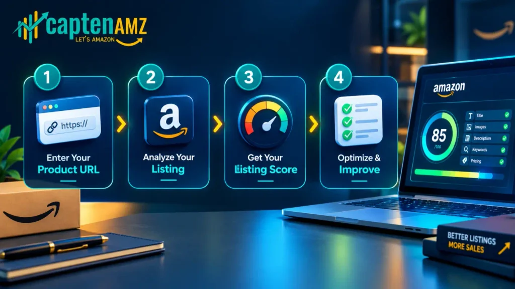 How the CaptenAMZ Amazon Listing Score Calculator Works