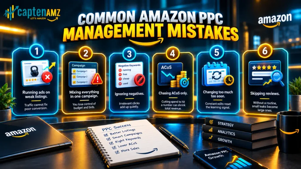 Common Amazon PPC Management Mistakes